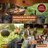 BLACK OAK Ascheeimer LANIN 8L – schwarz mit Deckel, hellem Produktbild-Vorschau 8