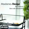 BigDean Dokumentenablage ausziehbar schwarz Metall – Produktbild-Vorschau 2