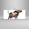 Bilder auf glas - Einteilig - Kind Hund Bild - 120x50cm - Produktbild-Vorschau 3