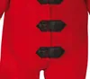 A close-up view of a red baby costume with black accents. Anteprima dell’immagine prodotto