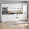 ULWEHOME | Küchenzeile 300 cm Mattweiß, Küchenmöbel-Set Produktbild-Vorschau 6