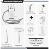 A collage showing a steam cleaner and its various accessories. Náhľad obrázku produktu