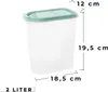 4er set,Schüttdosen 2 Liter, transparent mit Klappdeckeln Produktbild-Vorschau 3