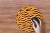 MuchoWow® Mauspad Mousepad Tigerdruck - Orange - Schwarz Produktbild-Vorschau 3