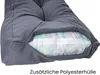 TexDeko Garden Palettenauflage 120x60cm mit Rückenlehne Produktbild-Vorschau 4
