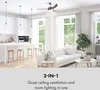 Klarstein El Paso - ventilátor a stropní svítidlo, 132 cm, Náhled obrázku produktu 2