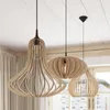 Lampada a sospensione APRILLA in legno 1xE27 15W legna Anteprima dell’immagine prodotto 8