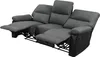Relax-Sofa "Lincoln" - 3-Sitzer - Schwarz / Dunkelgrau Produktbild-Vorschau 5
