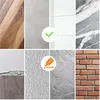A collage of different wall and flooring textures, some with icons indicating suitability or application. Produktbild-Vorschau