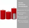 3er Set Led Kerzen 7,5cm ø Kerze flackernde Flamme mit Produktbild-Vorschau 2