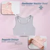 5 Mädchen Bustier Baumwolle Strass & Glitzer Sport BH Produktbild-Vorschau 7