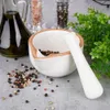 Gewürzmörser aus weißer Keramik Produktbild-Vorschau 5
