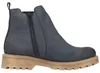 A single blue Chelsea boot with a tan sole is shown against a white background. Produktbild-Vorschau