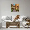 Bild auf Leinwand - Leinwandbild - Path Blumen Haus Hof - Produktbild-Vorschau 6