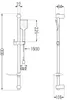 Mexen Caro DF62 zestaw wannowy, czarny - 746603DF62-70 Podgląd zdjęcia produktu 4