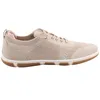 A side view of a beige sneaker. Náhled obrázku produktu