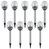9er Set LED Kugel Solarleuchte | Solar Lampe Kugelleuchte Produktbild-Vorschau 1