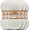 Alize 5x 100g Angora Gold Wolle, Uni, Häkeln, Stricken Produktbild-Vorschau 1
