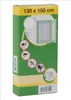 Fenster-Moskitonetz 130x150 cm – Weiß – Polyester mit Produktbild-Vorschau 1