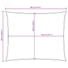 vidaXL Tenda da sole in tessuto Oxford rettangolare 6x7 m Anteprima dell’immagine prodotto 7