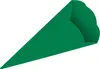 3D Color Schultüten Bastelwellpappe 68CM GRÜN - Schultüten Produktbild-Vorschau 1