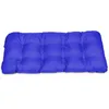 A blue tufted cushion is shown against a white background. Produktbild-Vorschau