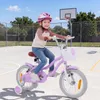 Bicicletta per bambini COSTWAY con cestino, campanello, Anteprima dell’immagine prodotto 2