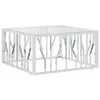 vidaXL Couchtisch 80x80x40 cm Edelstahl und Glas -  Produktbild-Vorschau 8