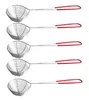 10er Pack Fondue Sieb Edelstahl XXL Ø 7,5cm, L 30cm silber Produktbild-Vorschau 2