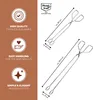 set di 2 pinze da barbecue bremermann in acciaio inox - Anteprima dell’immagine prodotto 7