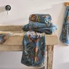 Pip Studio Duschtuch Secret Garden Blau (70x140cm) Produktbild-Vorschau 15