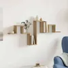 vidaXL Mensola da parete, supporto in legno effetto rovere Anteprima dell’immagine prodotto 2