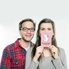 Mr. & Mrs. Panda Postkarte Einhorn Baby - Rot Pastell - Produktbild-Vorschau 4