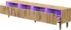 Merax LED-Möbelset, Wohnwand-Set 2-teilig, TV-Schrank 4 Produktbild-Vorschau 8