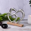 Dekorativní stojan na srdce Silver Amour -9- Náhled obrázku produktu 1