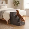 Relaxdays Hundetreppe, 4 Stufen, Stauraum, HxBxT: 65 x 40 x Produktbild-Vorschau 2