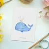 Mr. & Mrs. Panda Postkarte Wal Konfetti - Weiß - Geschenk, Produktbild-Vorschau 2