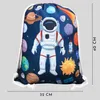 HECKBO Detské vrecko na prezuvky s motívom astronauta a Náhľad obrázku produktu 2