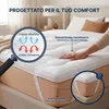 CASABEL Topper Nuvola Extra Spesso, 150x200, Antiscivolo e Anteprima dell’immagine prodotto 4