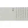 LEITZ Tauenpapier Register Zahlen A4 Überbreite 1-25 grau Produktbild-Vorschau 5