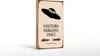 Holzschild Spruch 12x18cm Visitors Parking only Ufo Produktbild-Vorschau 2