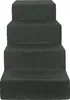 A four-step pet stair made of dark gray fabric. Produktbild-Vorschau