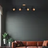 Faretto, nero, con legno, escl. 4xGU10/max.9W Anteprima dell’immagine prodotto 4