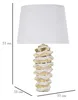 Mauro Ferretti Tischlampe Glam-Weltraum E27 Ø 33x53 cm weiß Produktbild-Vorschau 6