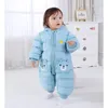 Baby Overall mit Kapuze Strampler Jungen Mädchen Winter Produktbild-Vorschau 4
