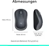 Logitech Optische Maus M185 kabellos grau Produktbild-Vorschau 17