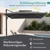 Slnečník COSTWAY 300 x 300 cm, hliníkový výklopný slnečník Náhľad obrázku produktu 4