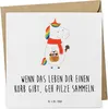 Mr. & Mrs. Panda Grußkarte Einhorn Pilz - Weiß - Geschenk, Produktbild-Vorschau 1