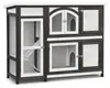 Kleintierstall Jumbo braun 145 x 48 x 109 cm Produktbild-Vorschau 1