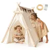 Tente pour enfants Mamabrum de type tipi, avec guirlande Voir les images du produit 1